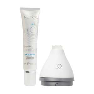 Capul ageLOC® LumiSpa™ Accent și crema anticearcane IdealEyes