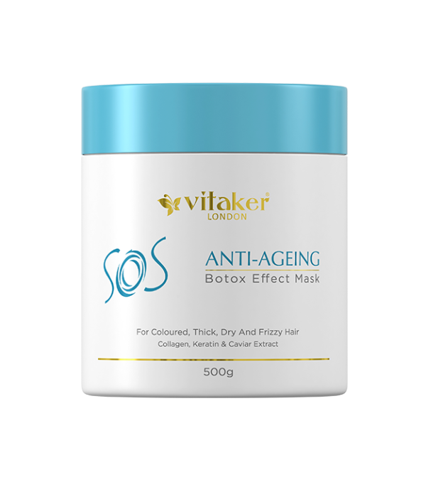 Vitaker SOS Anti-Ageing Botox Effect Mask 500 g – masca pentru un păr tănăr, neted și strălucitor