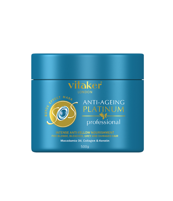 Vitaker SOS Anti-Ageing Platinum Botox Mask 500 g – masca pentru un păr blond